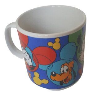 Vintage 70s Disney  Mickey, Mini, Goofy  Pluto mug cup